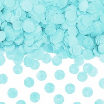 Afbeelding van Confetti Circles, licht sky blauw, 15g