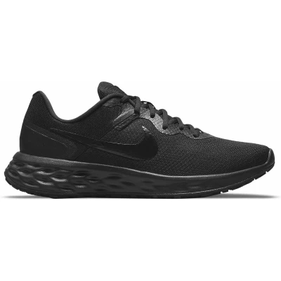 Afbeelding van NIKE Performance Revolution 6 Hardloopschoenen neutraal, Heren, Maat: 43, Black/dark smoke grey Textiel/ synthetisch