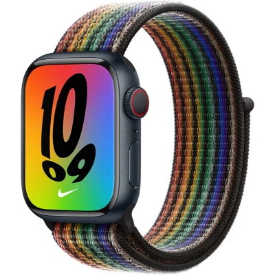 Afbeelding van Apple Watch bandje Origineel Textiel Meerkleurig Geschikt voor Series 1 9 / SE