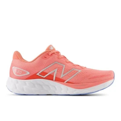 Afbeelding van New Balance Fresh FOAM 680 V8 Hardloopschoenen voor op de weg, Dames, Maat: 37.5, Sunfade red Textiel/ synthetisch