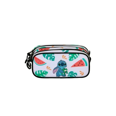 Afbeelding van Karactermania Disney Lilo en Stitch Frog FAN Trick Pennetas Potloden etui met dubbele rits Pennenetui 2.2 Meerkleurig