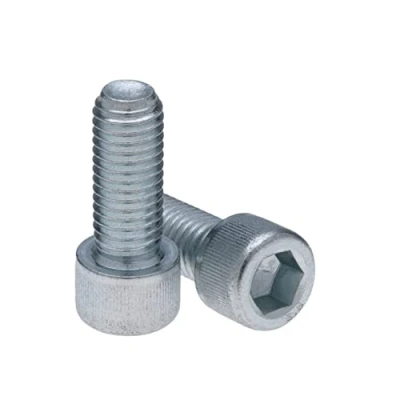 Afbeelding van Binnenzeskantschroeven M10x20 8.8 (Pack van 10) Verzinkt Zeskant Inbusbouten Schroefdraad Bevestigingsmiddelen Cilindrische Zware Gecertificeerd Standaard DIN912 (10mm x 20mm)