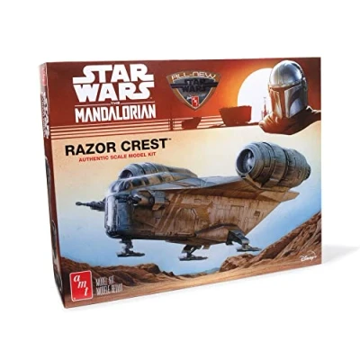 Afbeelding van 1:72 AMT 1273 Star Wars The Mandalorian Razor Crest Plastic Modelbouwpakket