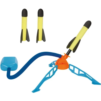 Afbeelding van Toi Toys Play out luchtdruk raket lanceerbasis met 3 raketten