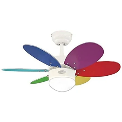 Afbeelding van Westinghouse Turbo II Plafondventilator 53 W (Ø x h) 76 cm 380 mm Wit