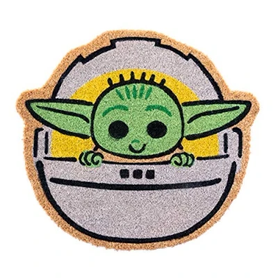 Afbeelding van Grupo Erik deurmat The Mandalorian Child vuilvangmat Grogu Baby Yoda, kokosvezel, 50 x 55 1,5 cm