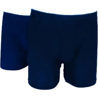 Afbeelding van Hipperboo® Bamboe Onderbroeken Maat S 2 paar Ondergoed Boxershort Heren Blauw/Zwart