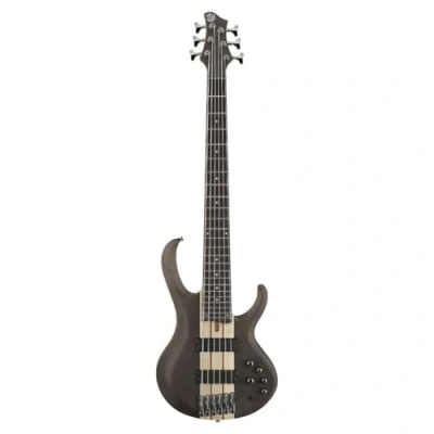 Afbeelding van Ibanez BTB606 Transparent Gray Flat 6 snarige elektrische basgitaar