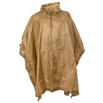 Afbeelding van MFH US Poncho Ripstop Coyote Tan