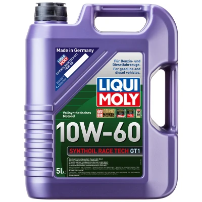Afbeelding van LIQUI Moly Synthoil Race Tech GT1 10W 60 (5 L) MOLY, Viscositeit klasse SAE: 60: , 5.0, L