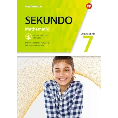 Afbeelding van Sekundo 7. Arbeitsheft mit interaktiven Übungen. für Nordrhein Westfalen: Mathematik differenzierende Schulformen Ausgabe 2018