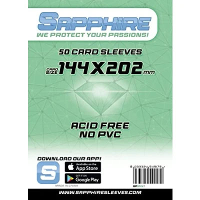 Afbeelding van Red Glove 50 saffiersleeves mint 144 x 202 SPMINT