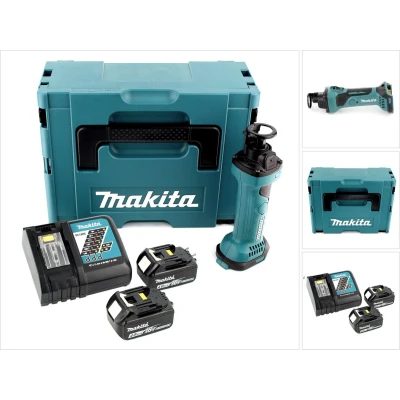 Afbeelding van Makita DCO 180 RMJ accusnijder 18V + 2x accu 4.0Ah lader Makpac