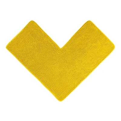 Afbeelding van Badmat Geel Badkamer Tapijt kan gecombineerd worden tot een set Antislip &amp; Maschinewasbaar Toiletmat 50 x 100 cm