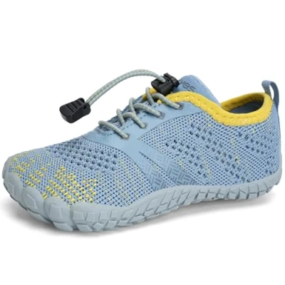 Afbeelding van Blotevoetenschoenen voor kinderen, jongens en meisjes, waterschoenen, aqua, badschoenen strand, zwembad, sneldrogend, watersport, antislip, maat 25 36, hemelsblauw, 31 EU