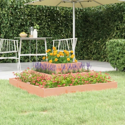 Afbeelding van Plantenbak 80x80x27 cm massief douglashout