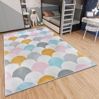 Afbeelding van HANSE Home Kindervloerkleed Adventures Cloudy Speeltapijt, stevig, kinderkamer, kortpolig, speelondergrond