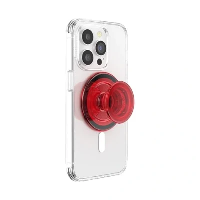Afbeelding van PopSockets Telefoongrip voor MagSafe Danger Rood