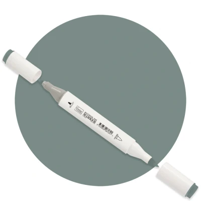 Afbeelding van Blue Grey Twin Tip Alcohol Ink Marker