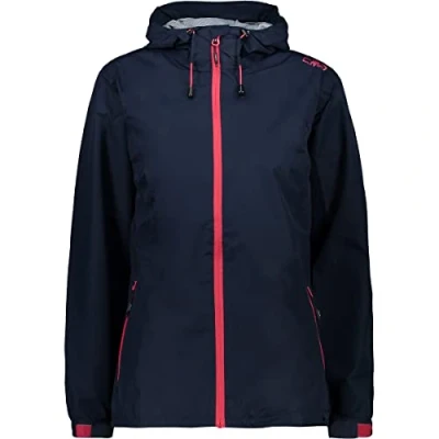 Afbeelding van CMP Damesregenjas van ripstop polyester, zwart/blauw, D46