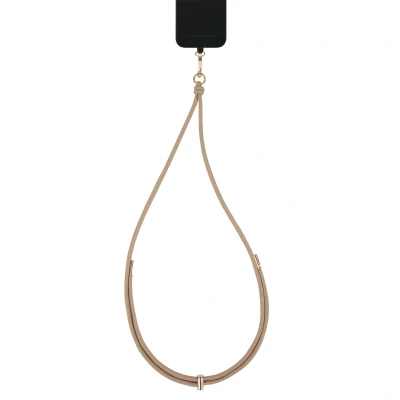 Afbeelding van iDeal of Sweden Cord Phone Strap Universal Telefoonkoord Universeel Beige