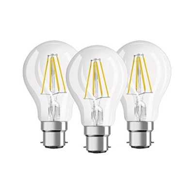 Afbeelding van OSRAM LED lamp Lampvoet: B22d Warm wit 2700 K 7 W helder BASE CLASSIC A [Energie efficiëntieklasse A++]