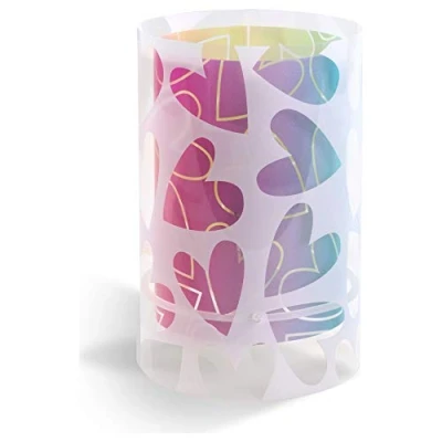 Afbeelding van Dalber Kinderen tafellamp hart Cuore Rood, 15 x 23 cm