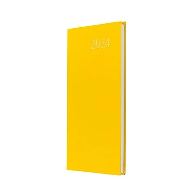 Afbeelding van Collins Essentieel dagboek, wekelijkse zakplanner, 2024 2024, planner, zachte flexibele hoes, kleine zakkalender (geel)