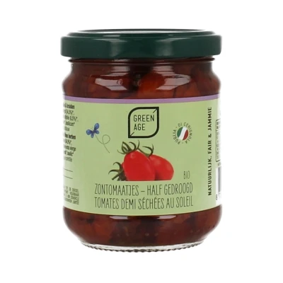 Afbeelding van GreenAge Zongedroogde Tomaatjes In Olie 190 gram