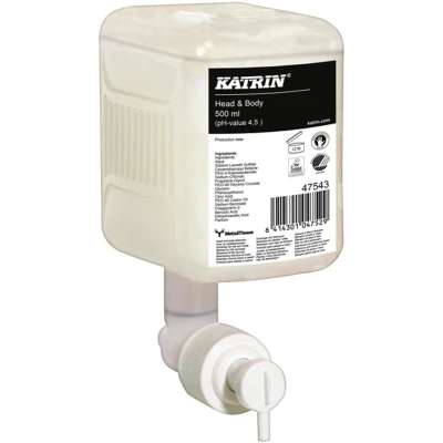 Afbeelding van Handzeep Katrin 47543 Head &amp; Body 500ml