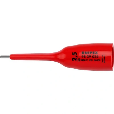 Afbeelding van KNIPEX 98 39 025 Dop voor ratel, binnenzeskantschroeven met binnenvierkant 3/8&quot; 92 mm