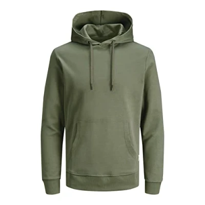 Afbeelding van JACK &amp; JONES Zachte sweathoodie voor heren, groen (Dusty Olive/Reg), L