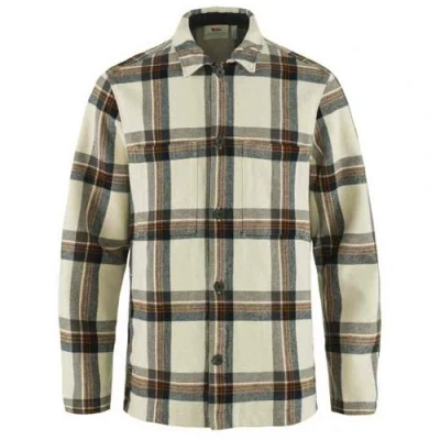 Afbeelding van Fjällräven Heren Singi Flanel Overhemd, krijt White/Dark Navy, S