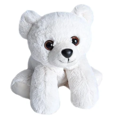 Afbeelding van Hug&#039;Ems knuffel: ijsbeer 18 cm wit