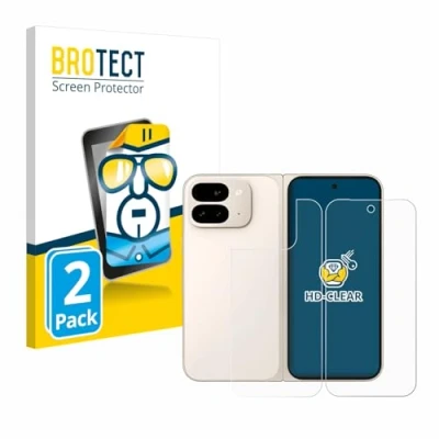 Afbeelding van BROTECT Screenprotector voor Google Pixel 9 Pro Fold (Voor+Achter) Folie Beschermfolie transparant (2 Stuks)