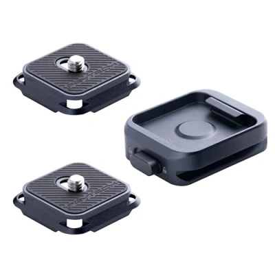 Afbeelding van PGYTECH Quick Release Plaatklem, met 1/4&quot; en 3/8&quot; schroefdraadgaten, Arca Swiss interface, geschikt voor fotocamera&#039;s, statieven, gimbals (Arca type plaat* 2+klem)