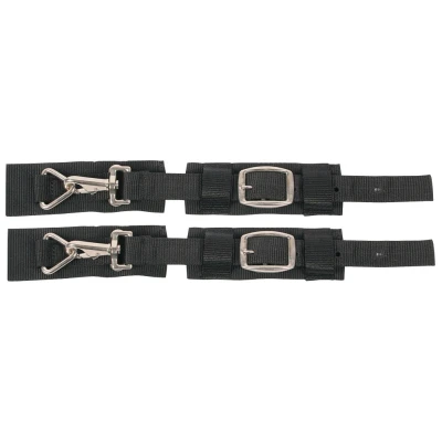 Afbeelding van Harry&#039;s Horse Set dubbele snelsluitingen voor winterdekens One Size Zwart
