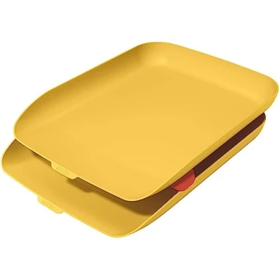 Afbeelding van Leitz Cosy brievenbakje, geel, set van 2 stuks