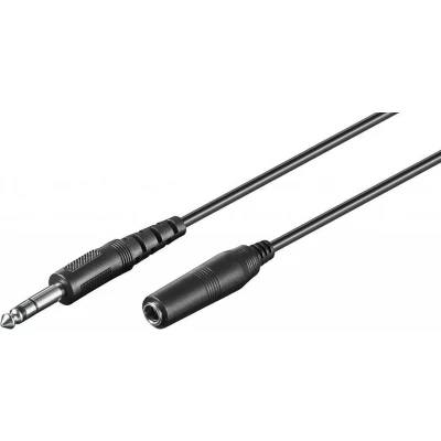 Afbeelding van 6,35mm Jack stereo audio verlengkabel 5 meter