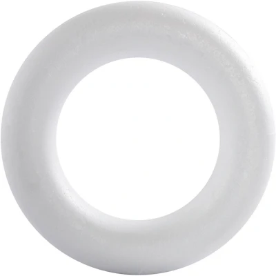 Afbeelding van Creativ Company Styropor Ring met Ronde Achterkant, 35cm