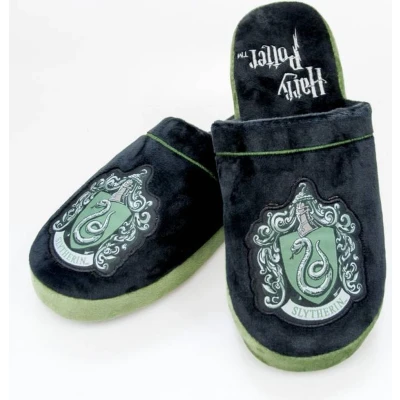 Afbeelding van Groovy Harry Potter Zwadderich instap pantoffels met anti slip Maat 38 41