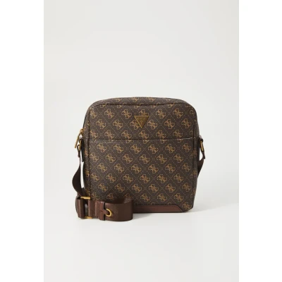 Afbeelding van GUESS Schoudertas Torino Top Zip Crossbody Flat Brown / Ochre Donkerbruin