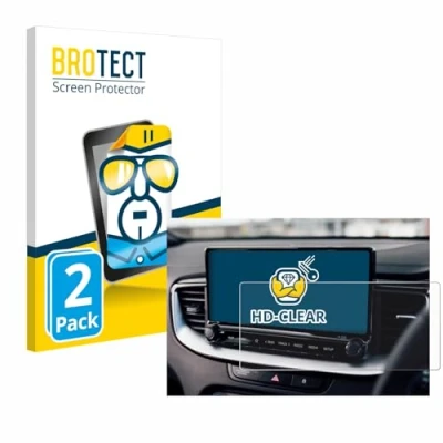 Afbeelding van BROTECT (2 Stuks) Schermbeschermer voor Kia XCeed BJ 2024 Screen Protector Transparant