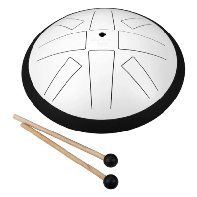 Afbeelding van Sela SE 372 Melody Tongue Drum C Major 10 inch White