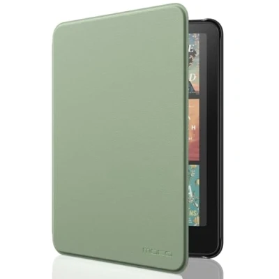 Afbeelding van MoKo Case for All new 7&quot; Kindle Paperwhite (12th Generation 2024) and Colorsoft Signature Edition 2024, Lightweight Shell Cover with Auto Wake/Sleep Celadon