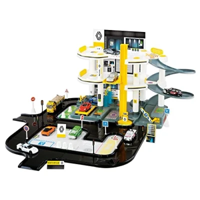 Afbeelding van STARLUX Renault garage met compleet tankstation 3 niveaus en circuit van 2 meter vanaf jaar Made in Europe 401304
