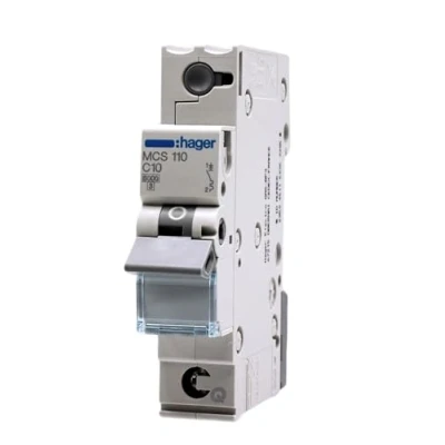 Afbeelding van Hager MCS110 Zekeringautomaat 1 polig 10 A 400 V