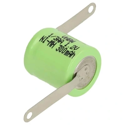 Afbeelding van vhbw 1/3AA Ni MH accu 300 mAh (1,2 V) naar Z voor modelbouw, zonneverlichting, telefoon enz.