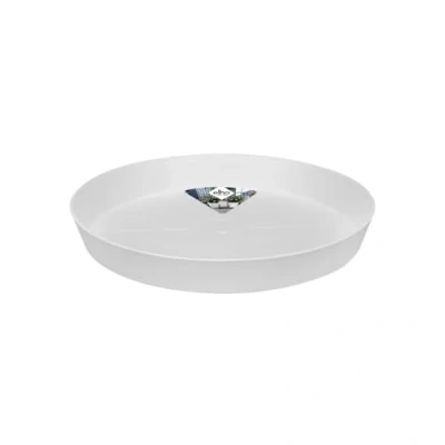 Afbeelding van Elho Loft Urban Schotel Rond 30 voor Buiten Ø 30.2 x H 4.1 cm Zijdewit