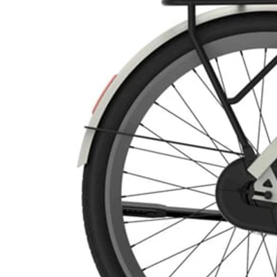 Afbeelding van Cortina Spatbord achter 28 E Nite pling metallic silver matt